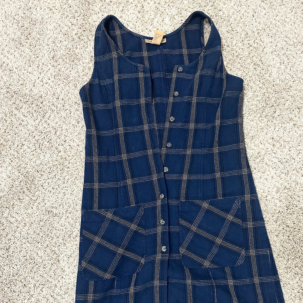 Button down “schoolgirl” dress